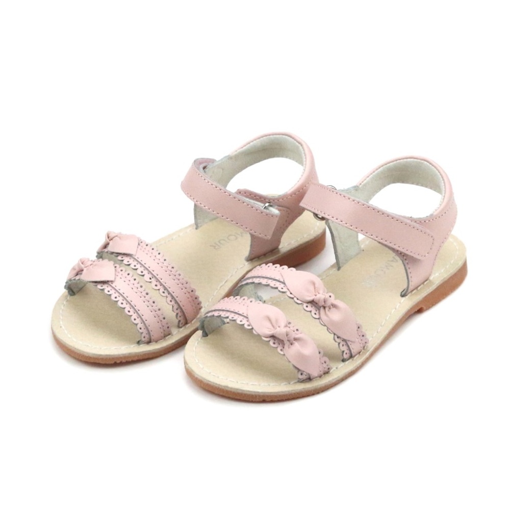 L’Amour Josie Girls scalloped Sandal
